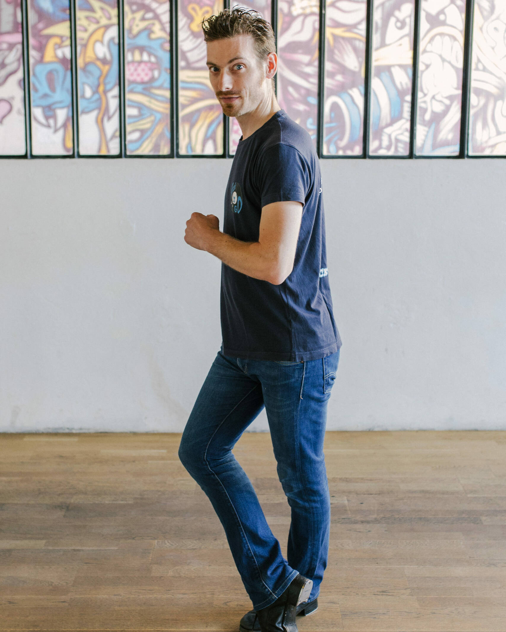 Benjamin professeur de danse à Charly