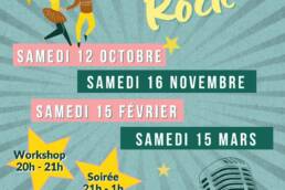 Affiche des soirées rock de Charly