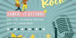 Affiche de la soirée Rock à Charly 12 Octobre 2024