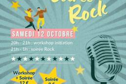 Affiche de la soirée Rock à Charly 12 Octobre 2024