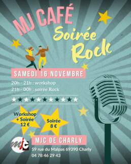 soirée rock MJ Café de Charly le 16 Novembre