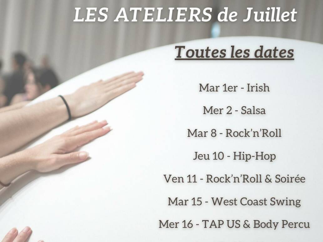 flyer ateliers dates