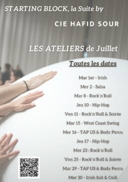 flyer ateliers dates